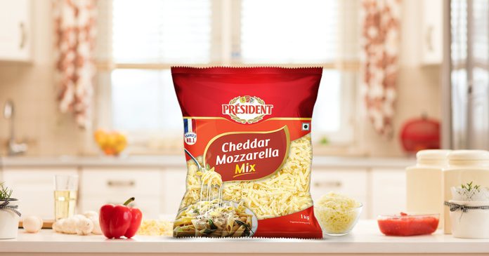 President Cheddar Mozzarella Mix