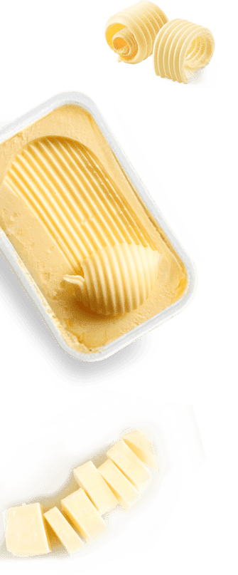 Open Packets of President Butter & Cheese President Butter & Cheese