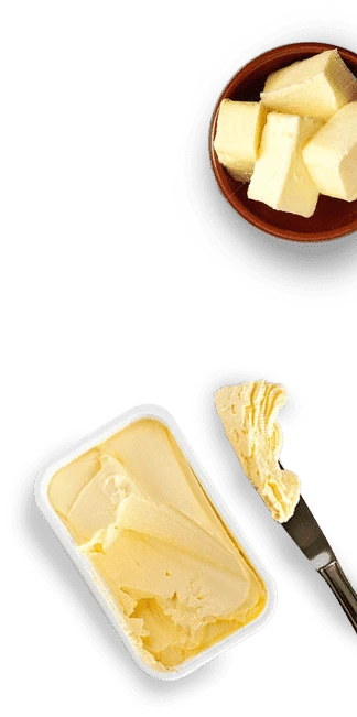 Open Packets of President Butter & Cheese President Butter & Cheese